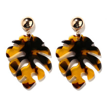 Load image into Gallery viewer, 17KM Fashion Acrylic Shell Earrings Set For Women Bohemian Leopard Tassel Long Stud Earrings 2019 Brincos Geometric Jewelry