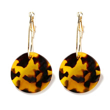 Load image into Gallery viewer, 17KM Fashion Acrylic Shell Earrings Set For Women Bohemian Leopard Tassel Long Stud Earrings 2019 Brincos Geometric Jewelry